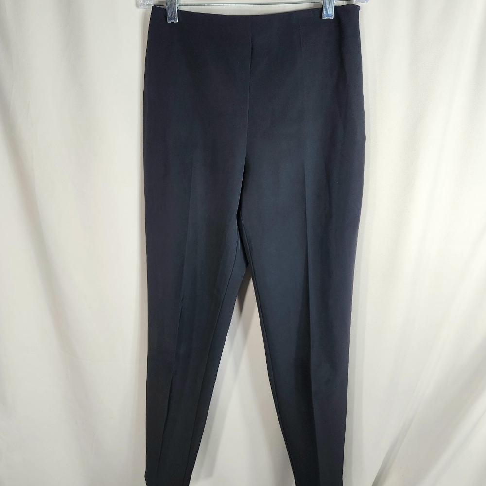 Jenne Maag Black Tapered Leg w/ Slits at the Hem Sides Dress Pants Size P (XXS)
